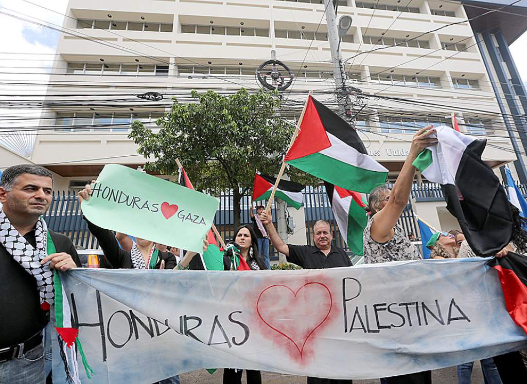 Misión palestina aboga por mantener embajada de Honduras en Tel Aviv