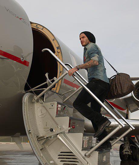 David Beckham es uno de los clientes mas reconocidos de VistaJet