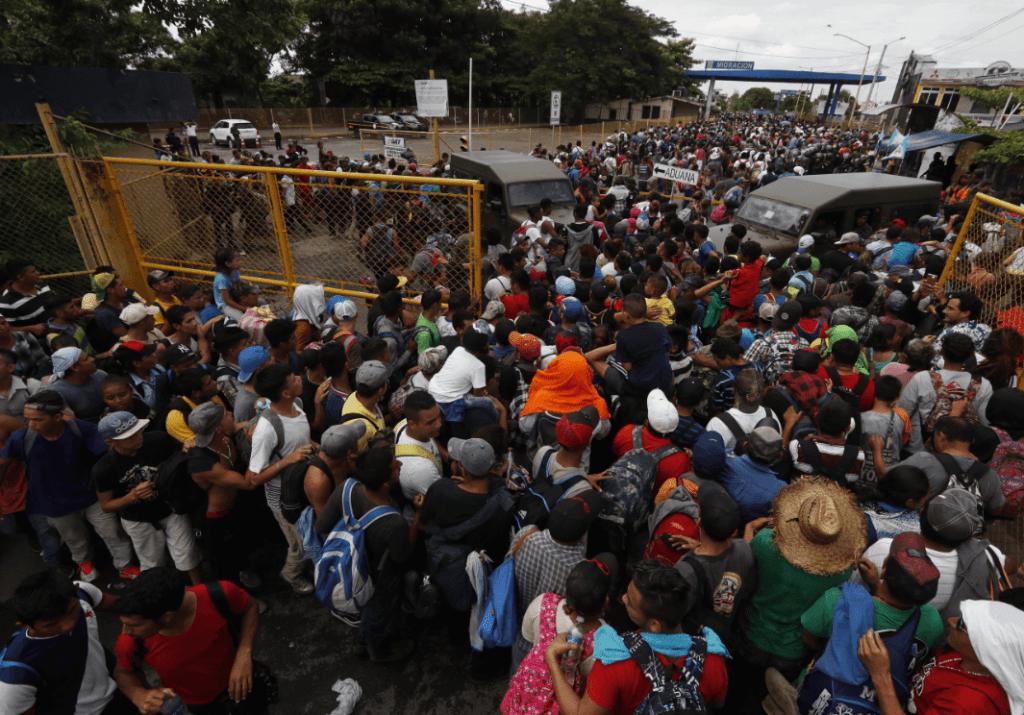 Cronolog a caravana migrante cumple un mes en su camino a EE.UU