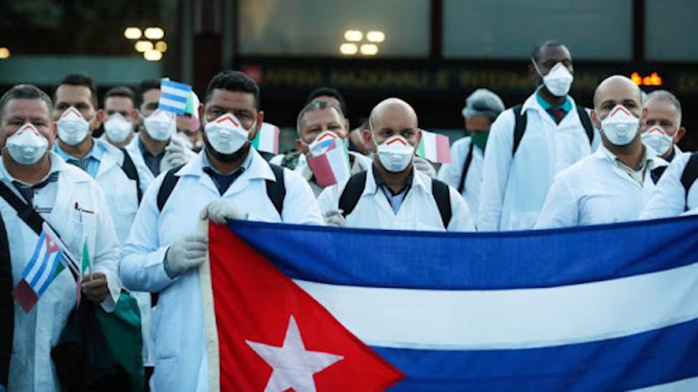 Brigada de médicos cubanos, declarar a Cuba