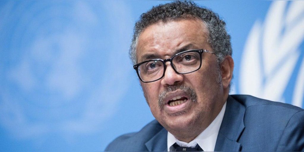 Dr. Tedros, pandemia de coronavirus