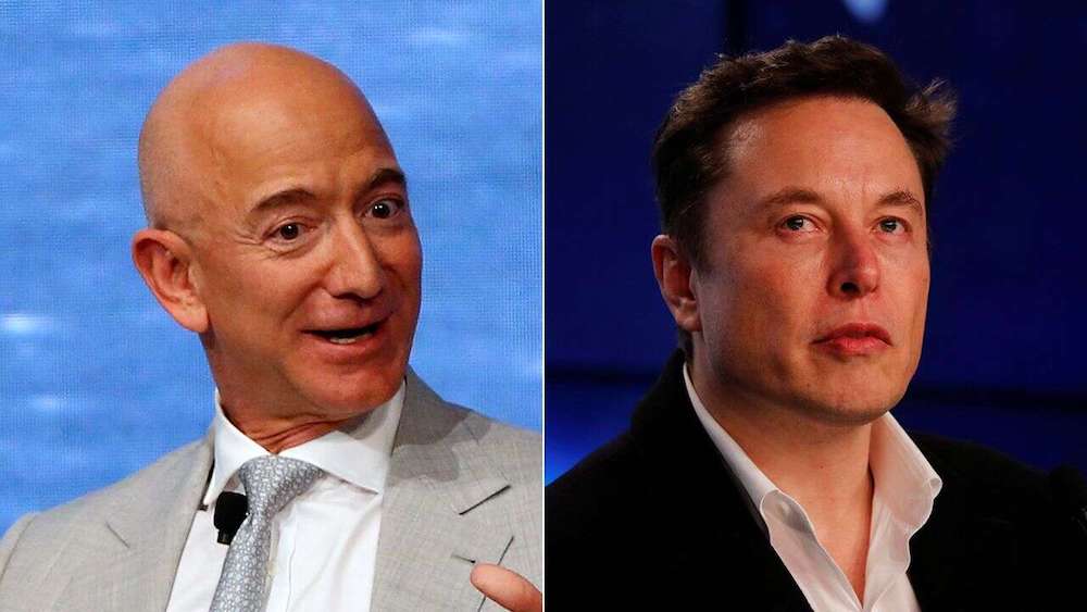 Jeff Bezos y Elon Musk añaden miles de millones a sus fortunas en plena pandemia.