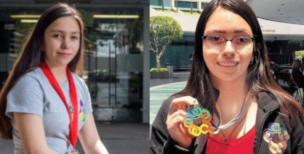 La joven que ha ganado 24 medallas por sus conocimientos en matemáticas.