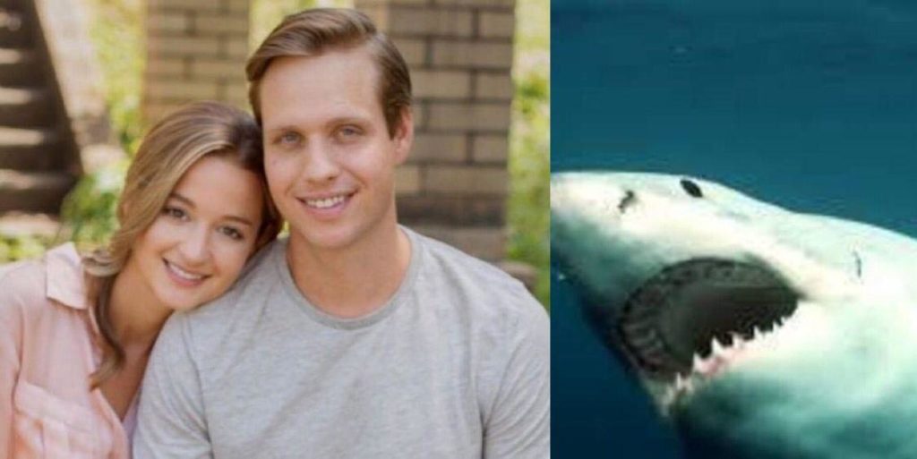 mujer embarazada salvó a su esposo del ataque de un tiburón