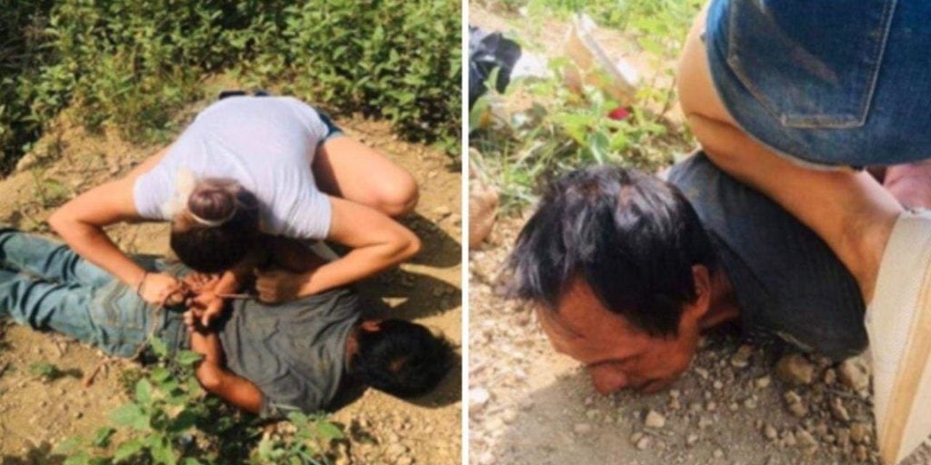 mujer detiene a violador de menores