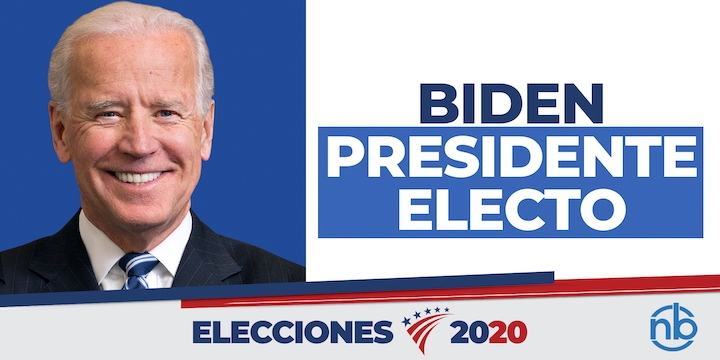 Biden presidente electo de EEUU.