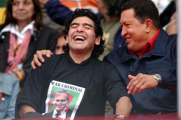 Diego Armando Maradona, el astro de fútbol de corazón ‘socialista’.