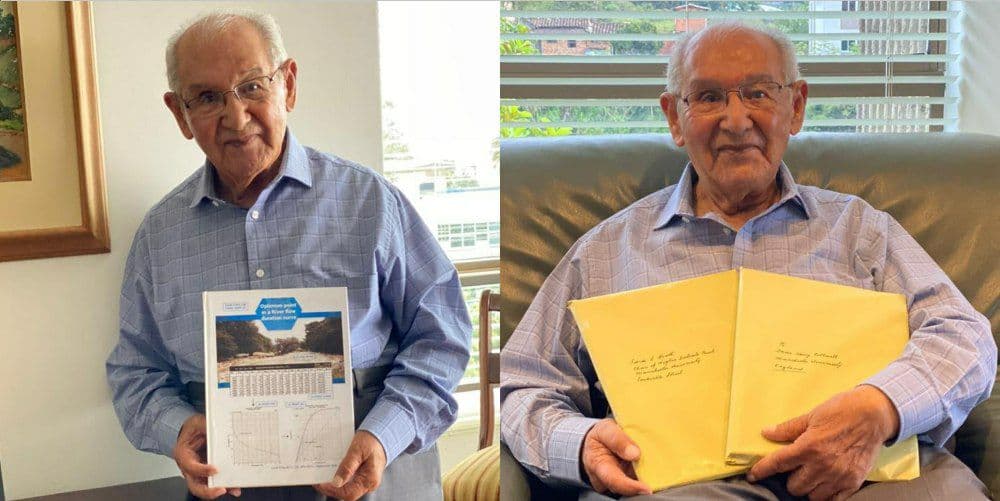Abuelito de 104 resuelve problema de dos siglos de antigüedad con su tesis doctoral.