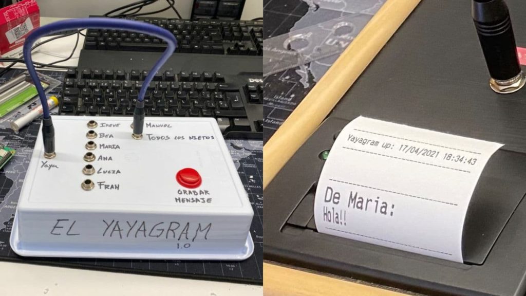 Nieto idea un dispositivo para comunicarse con su abuela de 96 años