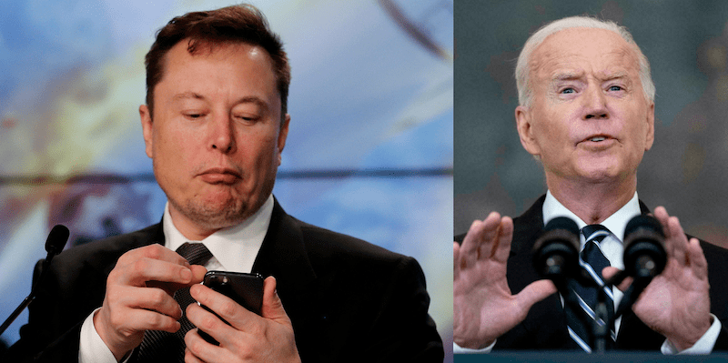 sombría marioneta, Elon Musk cuestiona el plan de Biden de imponer un impuesto a los multimillonarios 