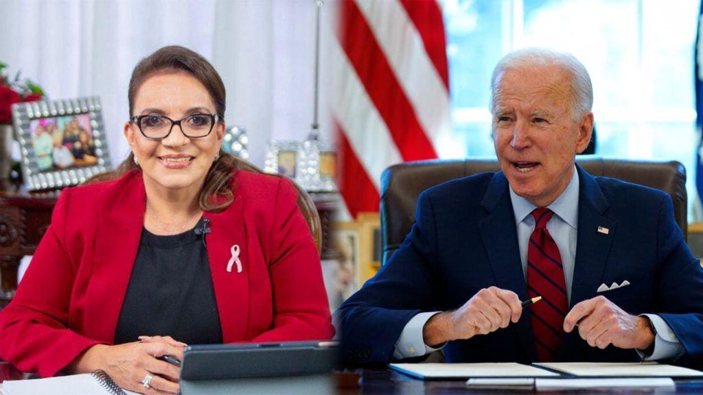 Joe Biden cautivado con propuesta de Xiomara Castro de instalar una comisión anticorrupción