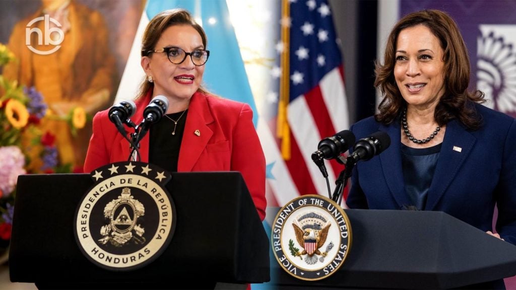 Presidenta Xiomara Castro y la vicepresidenta Kamala Harris profundizan en temas de cooperación entre Honduras y EEUU