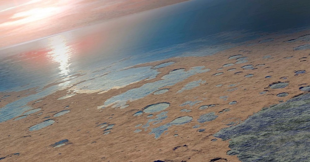 Marte fue tan azul como la Tierra por la inmensidad de sus océanos