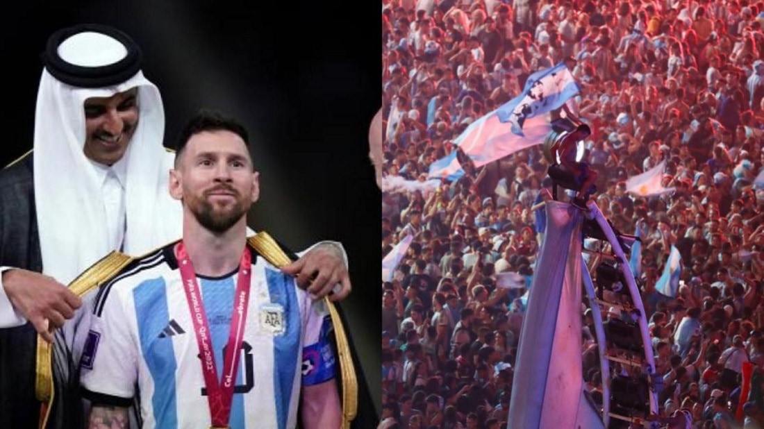 Messi recibe la “capa de honor” en Qatar, mientras el mundo festeja el triunfo de Argentina