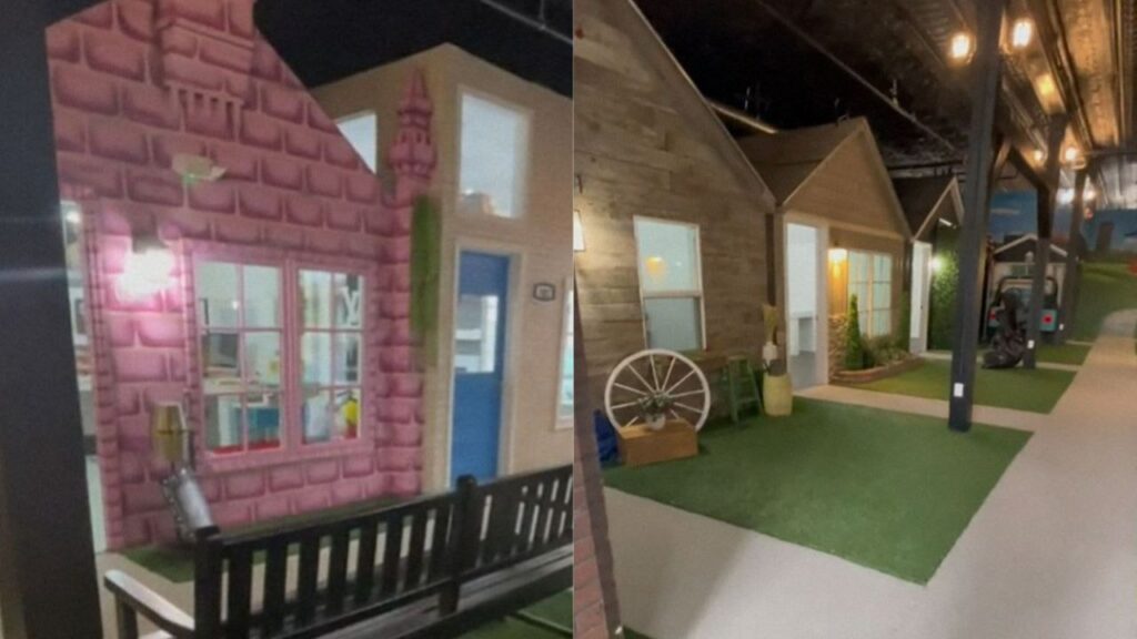 Jefe construye pequeñas oficinas estilo casas y personalizadas para cada empleado