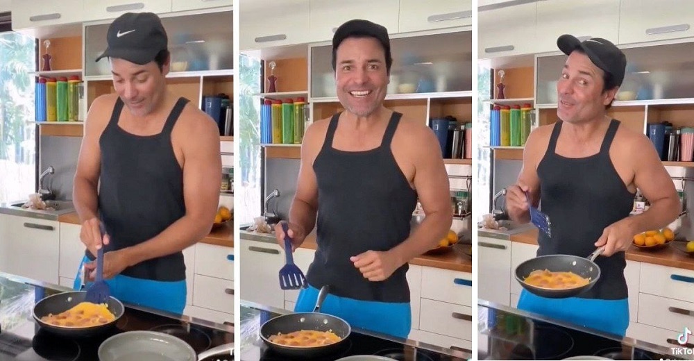 Chayanne cocinando a su esposa despierta la envidia en las redes