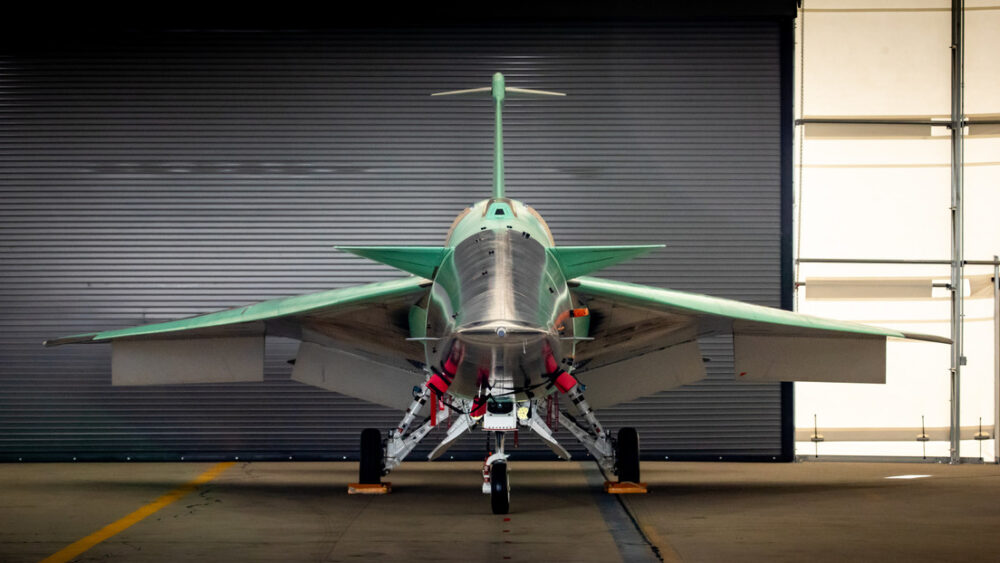 avión supersónico nasa aeronave