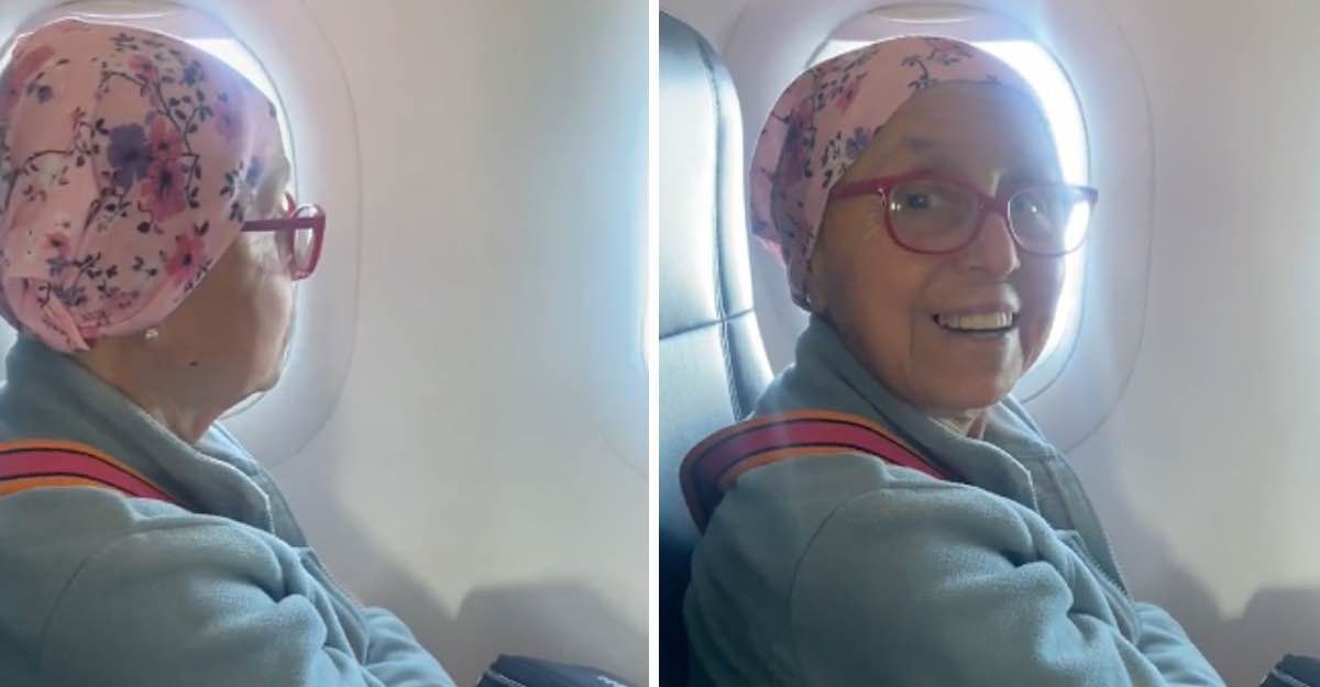 Piloto felicita en pleno vuelo a pasajera que ganó la batalla contra el cáncer