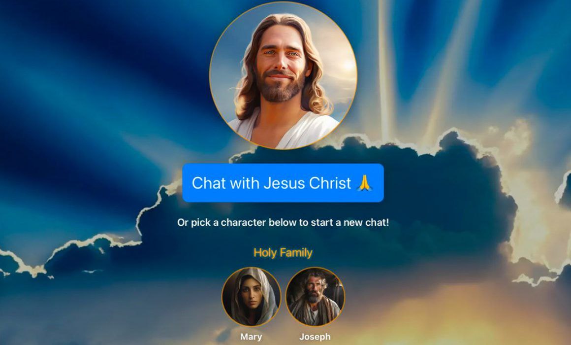 Polémica por aplicación de inteligencia artificial que permite enviar mensajes a Jesús