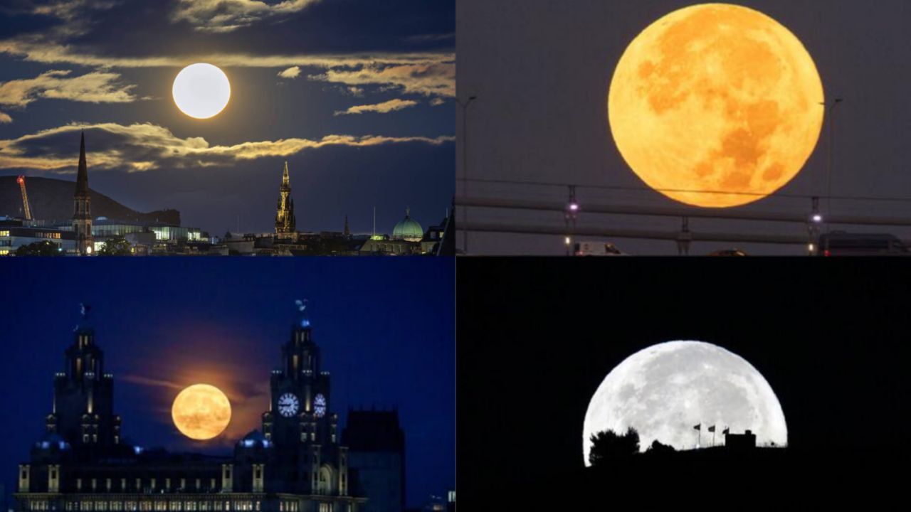 La Superluna Azul “enamoró” a miles de personas en el mundo