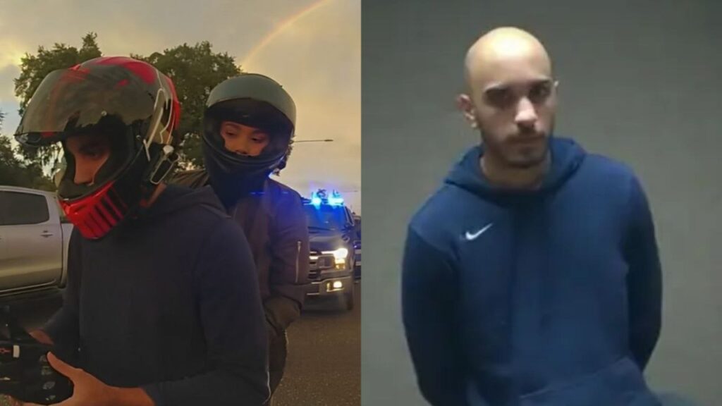 Detienen a un policía por participar en carrera de motos solo para impresionar a su novia