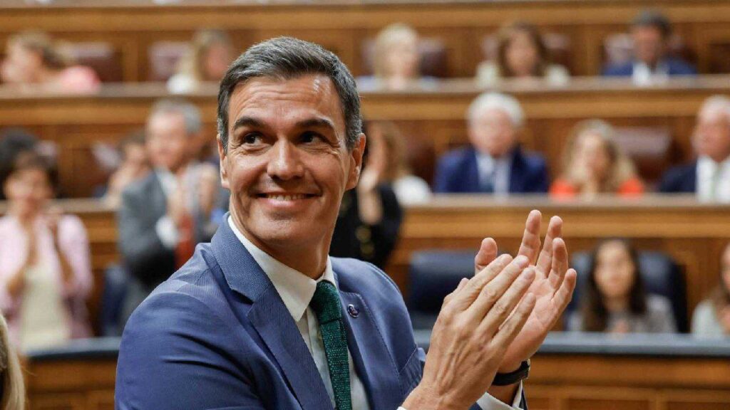 Pedro Sánchez es reelecto presidente de España con 179 votos del Congreso