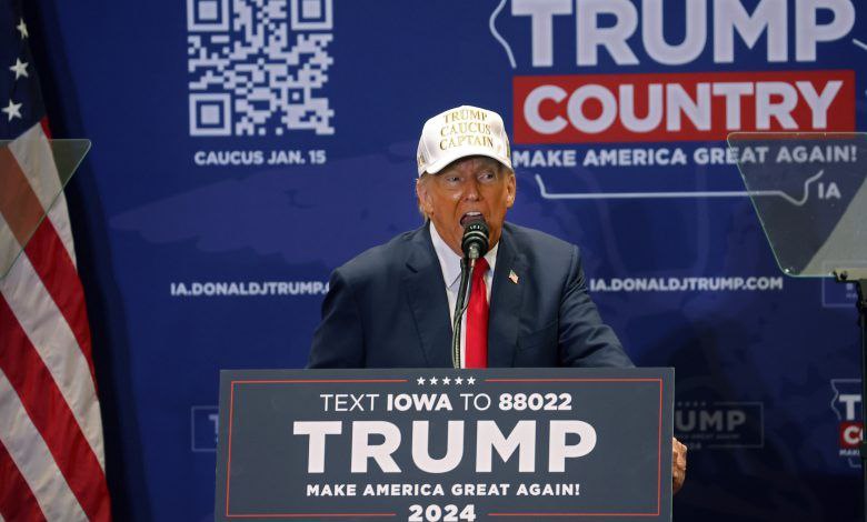 Trump motiva a participar en los caucus de Iowa: "Aunque votes y luego fallezcas vale la pena"