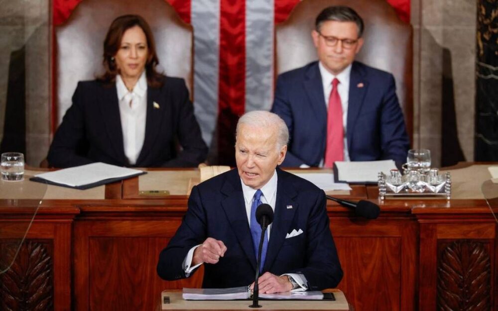 Discurso sobre el Estado de la Unión de Biden es calificado de demasiado político