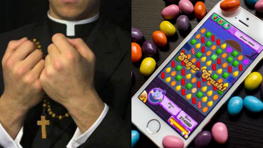 Laerence, el sacerdote “gamer” acusado por gastar $40,000 en juegos como Candy Crush y Pokémon Go