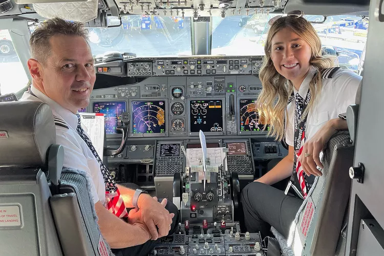 padre hija piloto