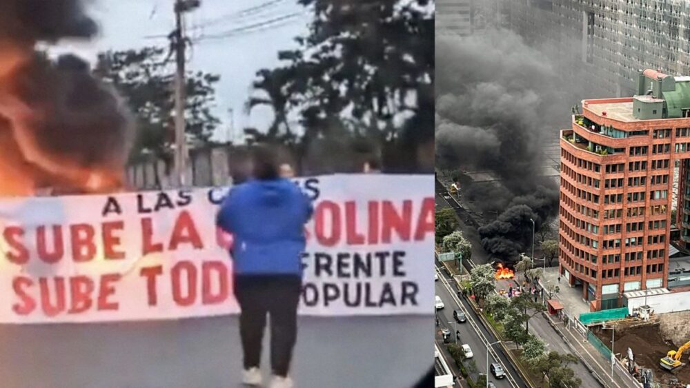 Ecuatorianos rechazan con protestas el alza de gasolina