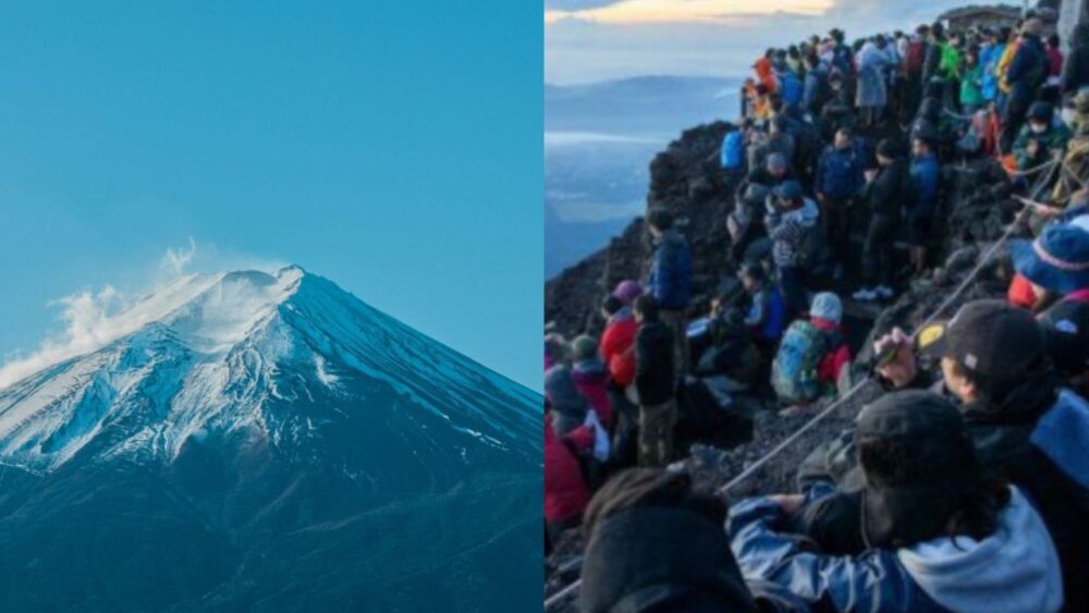 Japón no quiere más turistas: Comienza a cobrar por acceder al monte Fiju