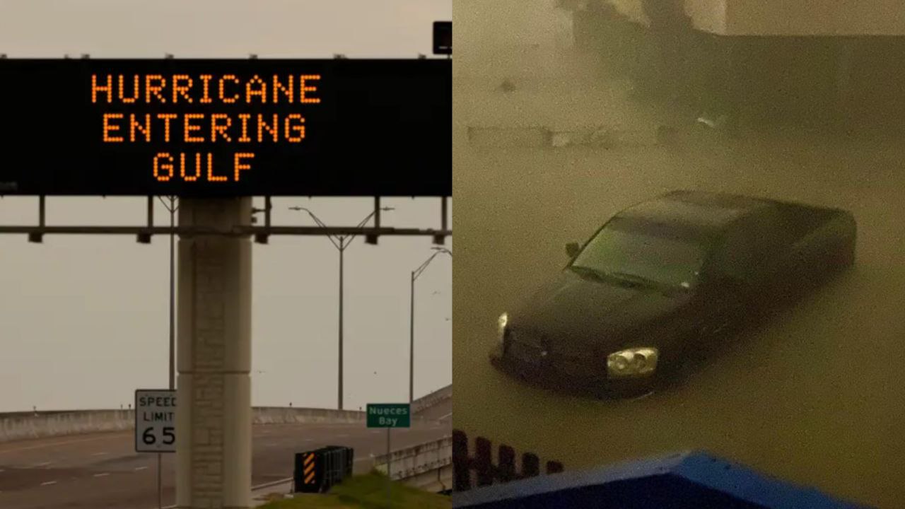 Beryl toca tierra en Texas como un huracán categoría 1