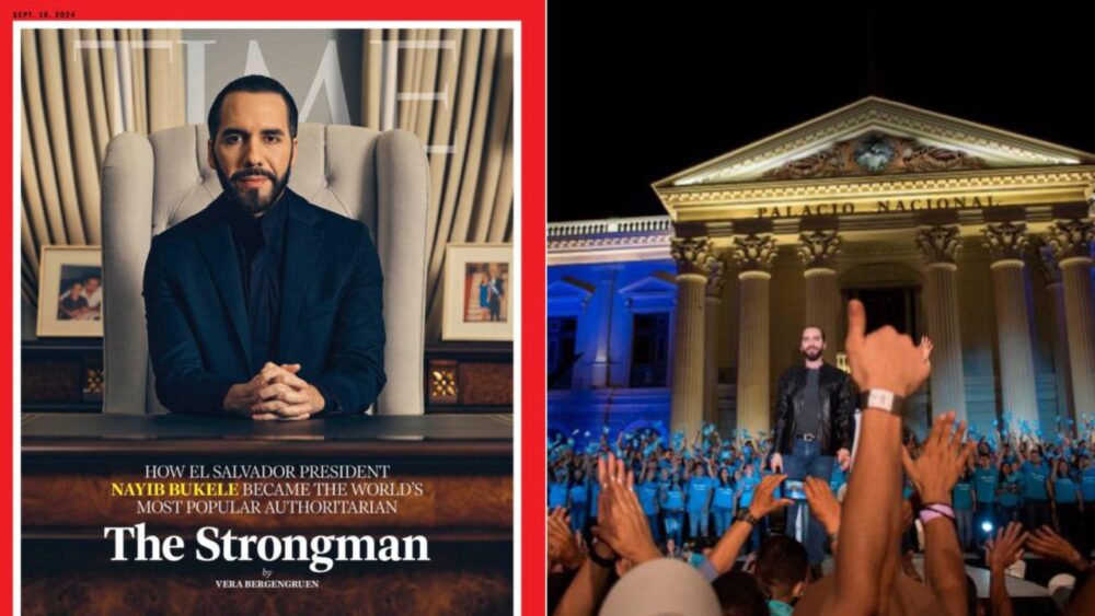 Revista TIME destaca el "Puño de Hierro" de Nayib Bukele