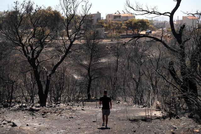 incendios grecia atenas