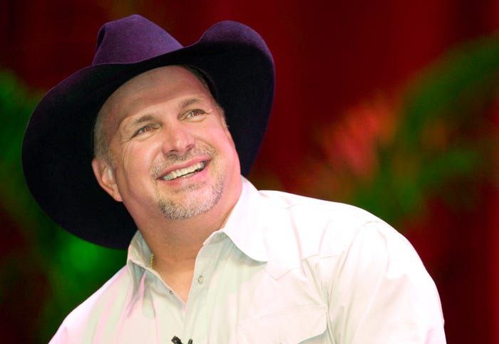 Garth Brooks, estrella de música country, 