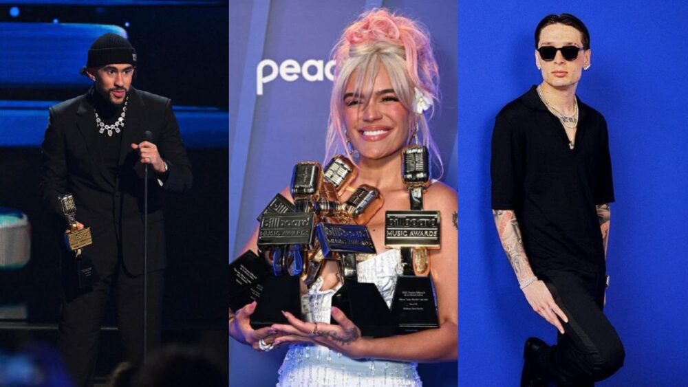 Bad Bunny, Peso Pluma  y Karol G son las estrellas más premiadas de los Billboard de la Música Latina 