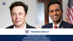 Trump nombra a Elon Musk y Vivek Ramaswamy para encabezar el Departamento de Eficiencia del Gobierno