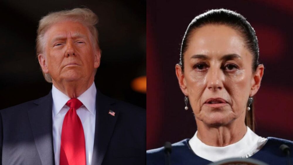 Donald Trump y Claudia Sheinbaum llegan a un acuerdo sobre flujo migratorio y lucha contra el narcotráfico 