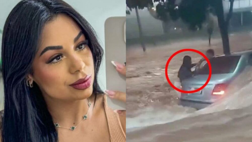 Jennifer, la influencer brasileña que murió tras ser arrastrada por una fuerte corriente de agua 