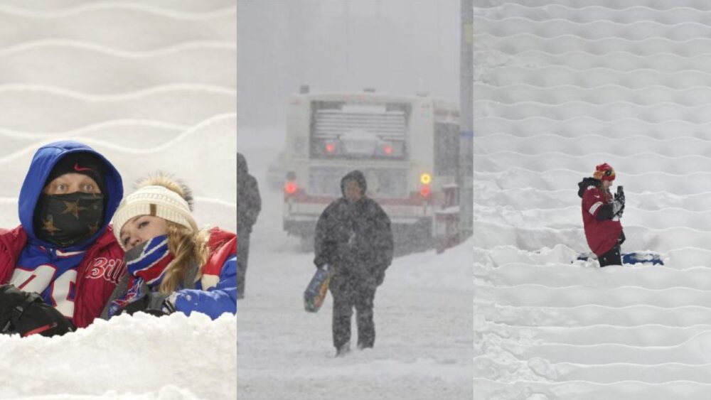 ¡Alerta invernal! La región de los Grandes Lagos está a cuatro pies de nieve  