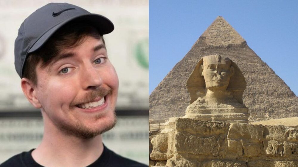 MrBeast alquila las pirámides de Egipto para explorarlas sin restricciones y mostrarlas a sus seguidores 