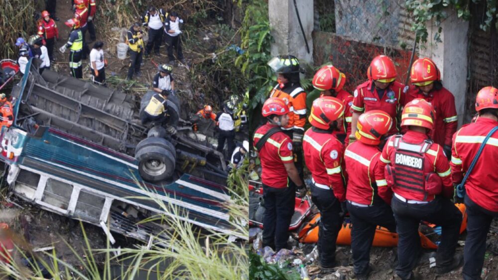 Más de 50 muertos luego que bus cayera a una hondonada 