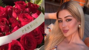 Crimen Valeria Márquez: Aparece un ramo de rosas rojas con envoltura negra con la palabra «perdón» 