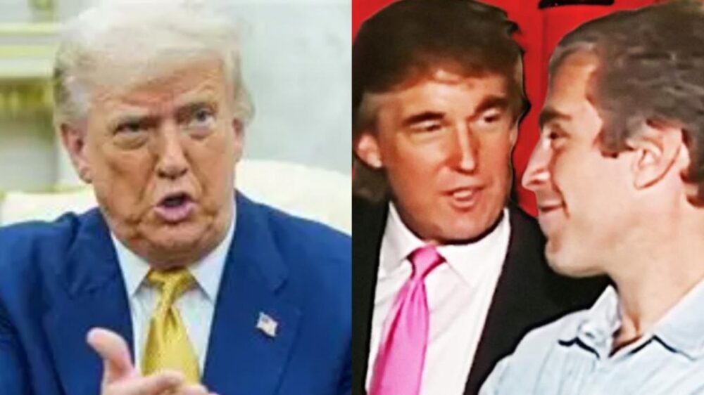 Trump arremete en contra de sus seguidores que lo cuestionan por el caso Epstein
