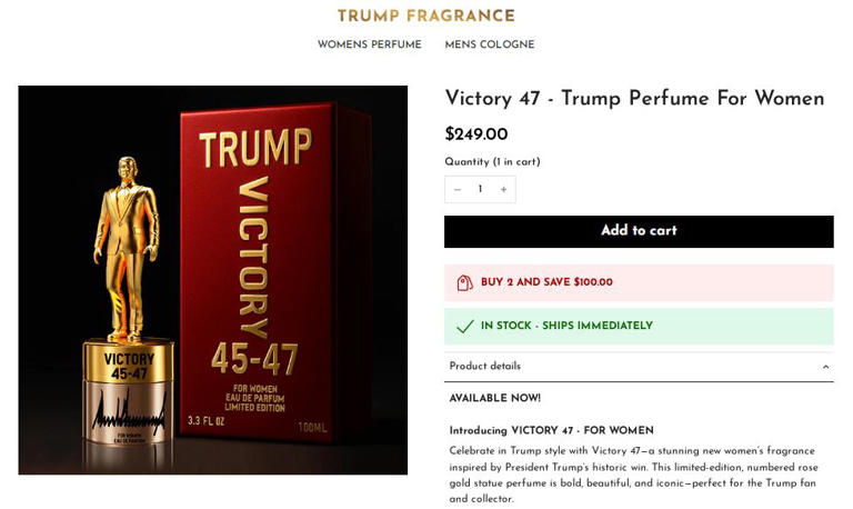 trump fragancia