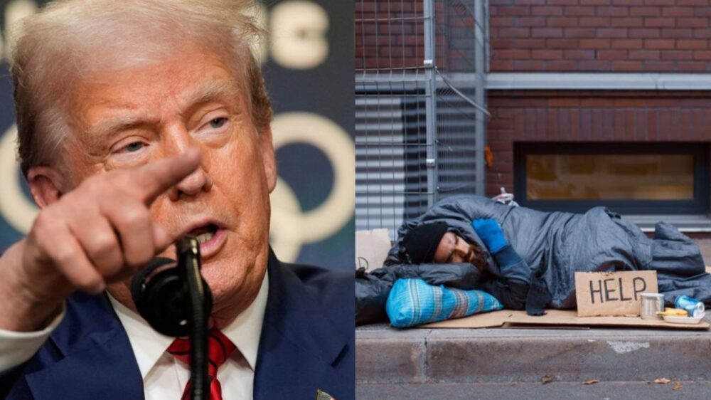 Trump quiere a los indigentes lejos de Washington: