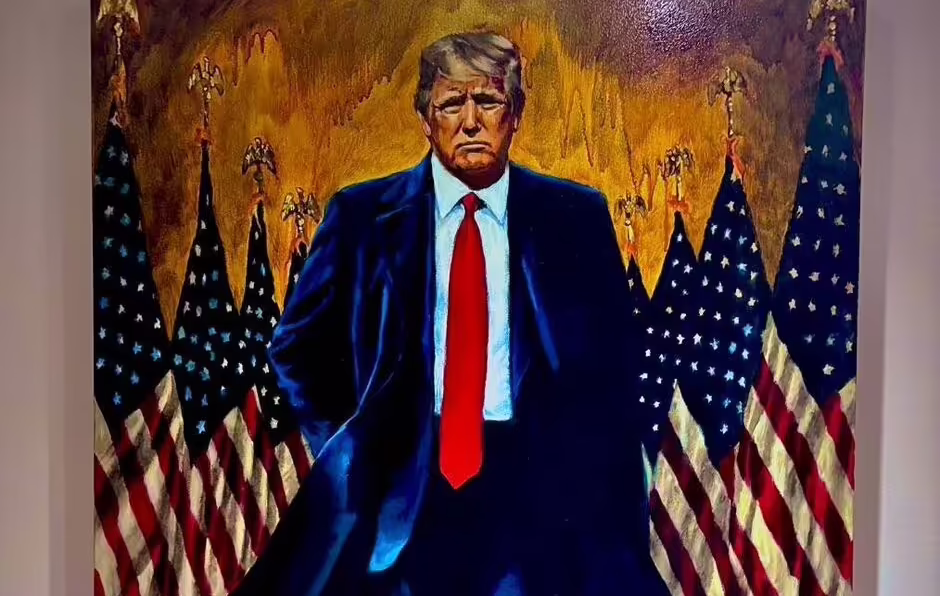 trump pintura