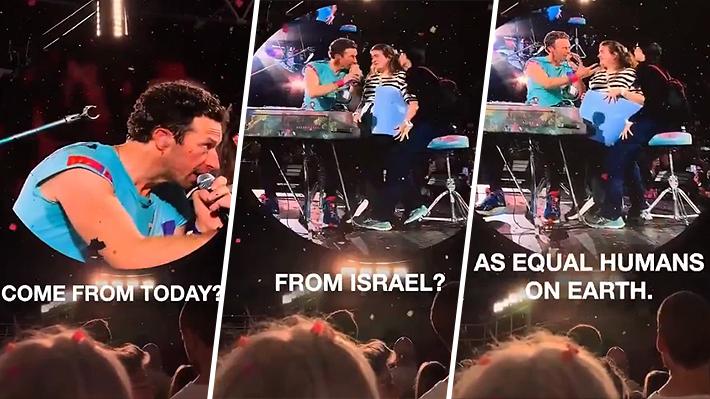 chris martin israel palestina