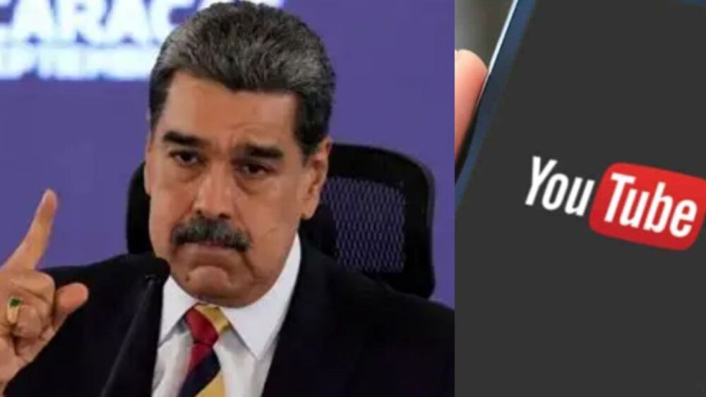 YouTube elimina la cuenta oficial de Nicolás Maduro